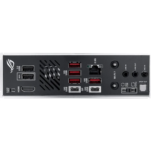 ASUS ROG STRIX B850-I GAMING WIFI UA: Разъемы на плате USB 3.2 Gen 2, USB 3.2 Gen 1, USB 2.0, M.2, SATA 3.0