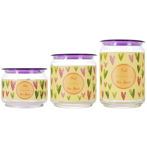 Luminarc Plano Colorful Hearts 3 пр. (P9214): Назначение универсальная, для чая, для сахара, для соли, для муки, для кофе