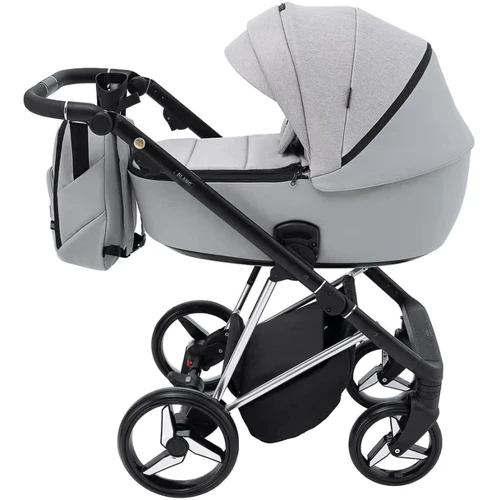 Коляска 2 в 1 Adamex Blanc Special Edidion PS-586 серый (680862): Количество блоков 2