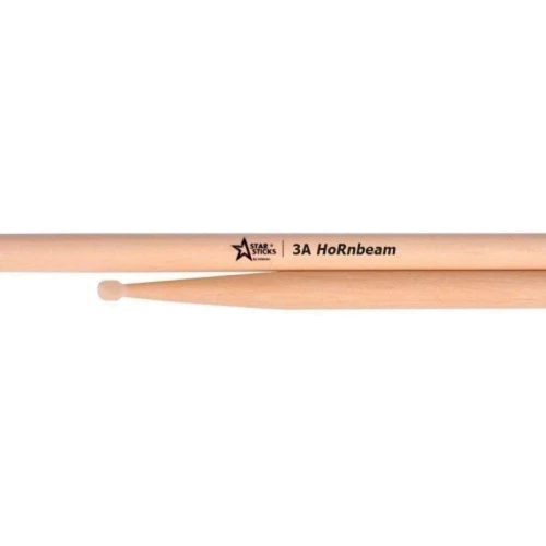 Барабанные палочки StarSticks HoRnbeam 3A (G4): Наконечник Деревянный