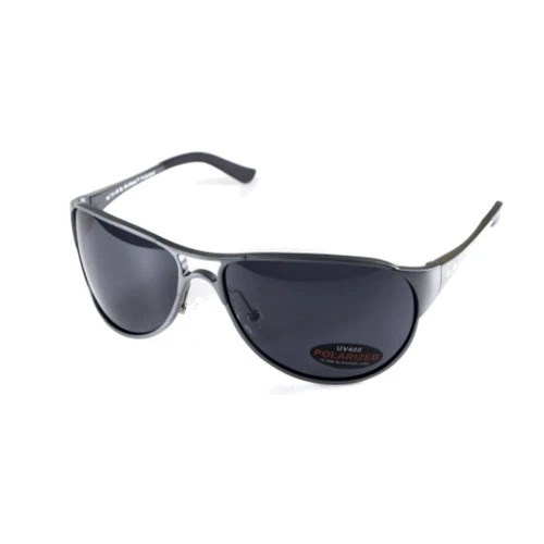 Спортивные очки Темные очки с поляризацией BluWater Alumination 3 (gray) (gun metal) Polarized (4АЛЮМ3-Г20П)