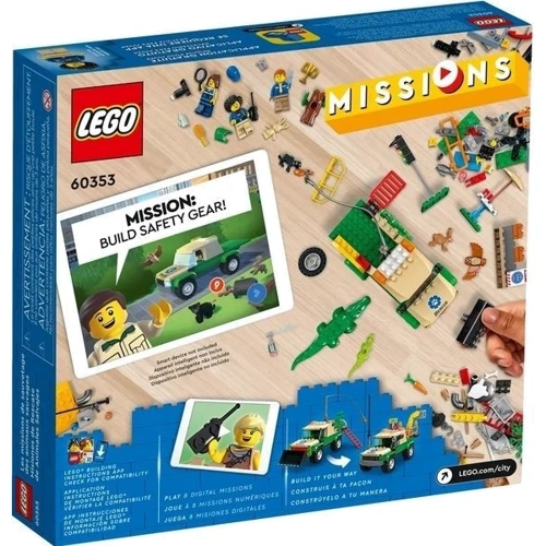 Конструктор LEGO City Missions Місії порятунку диких тварин (60353) фото 5