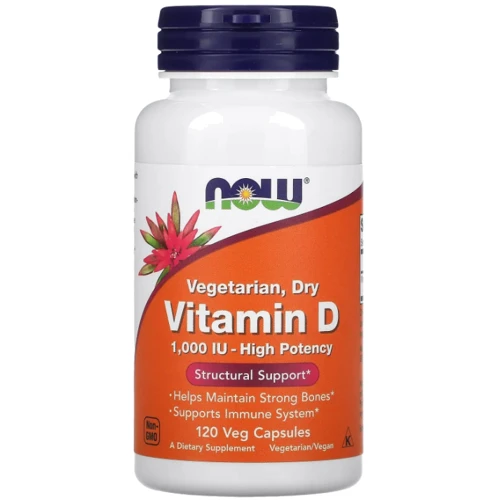 Now Foods Vitamin D2 Витамин Д2 1000 МЕ 120 капсул