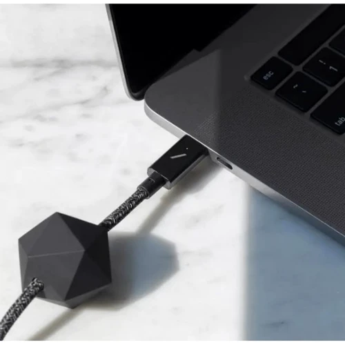Кабель Native Union Desk Cable USB-C to USB-C 2,4m Cosmos Black (DCABLE-C-CS-BLK-NP) фото 4
