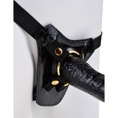 Дизайнерский страпон Fetish Fantasy Gold Designer Strap-On, 16,5х4,5 см