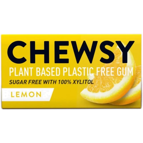 Жевательная резинка Chewsy Лимон с ксилитом 15 г (5060583260029)