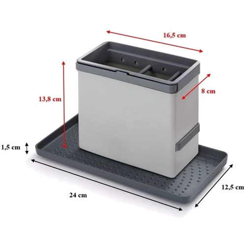 Органайзер для моющих средств Metaltex TIDY-TEX (297530): Размеры, см 24 x 13 x 14