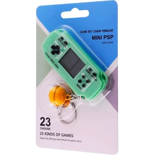 Консоль Keychain Tetris 23 games green портативная игровая (44144)
