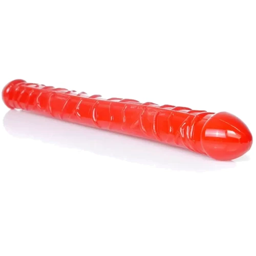 Двойной фаллоимитатор Boss Series Flexible Double Dong Red (BS6700090)
