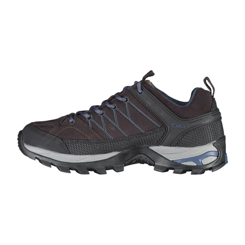 Кросівки CMP Rigel Low Trekking Shoe WP (3Q13247-32PH) 39 (40) чорна натуральна замша демісезон: Матеріал верху Текстиль, Натуральная замша