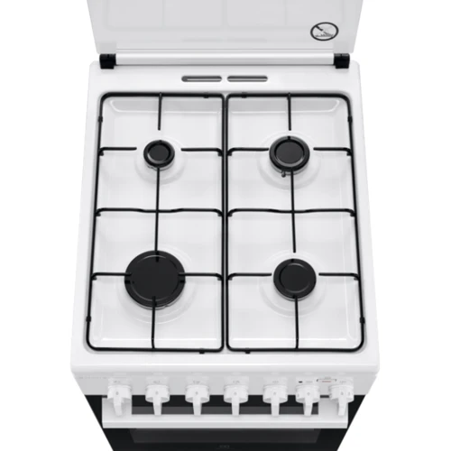Плита комбинированная Electrolux LKK560011W: Тип варочной поверхности Варочная панель газовая