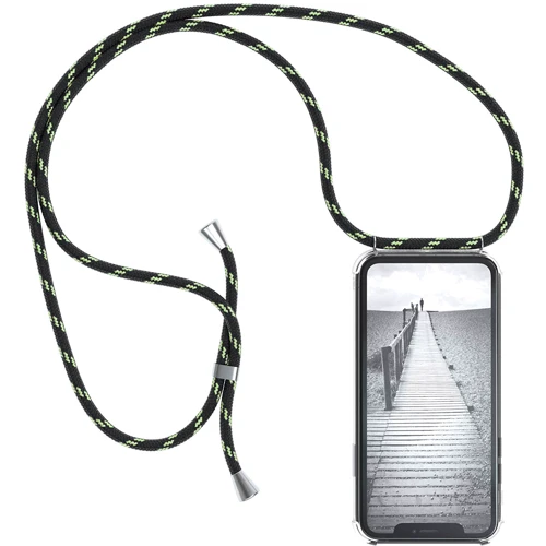 Чехол для телефонов BeCover Silicone Case with Strap Black/Green (704331) for Huawei P Smart Z