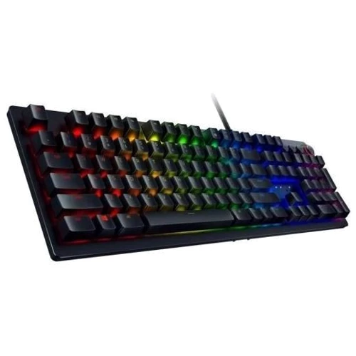 Клавиатура Razer Huntsman Elite Clicky Optical switch RU (RZ03-01870700-R3R1): Дополнительно подставка под запястья, подсветка клавиш