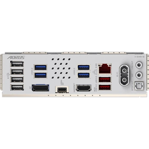GIGABYTE B860M AORUS ELITE WIFI6E ICE: Разъемы на плате PCI Express x1, USB 3.2 Gen 2, M.2, SATA 3.0, USB 3.2 Gen 1, USB 2.0