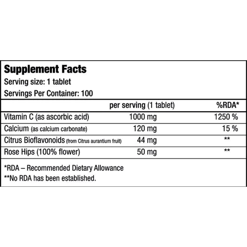 BioTechUSA Vitamin C 1000 Orange 250 tabs: Форма випуску таблетки
