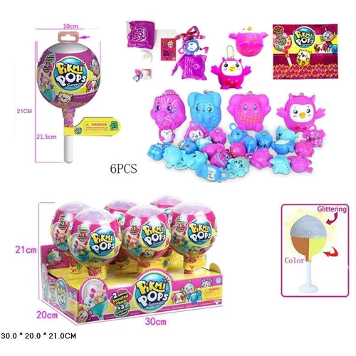 Герои Pikmi Pops 27304 в чупа-чупсе 6 шт (27304): Тип Набор игровых фигурок