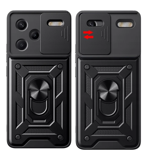 Чехол для телефонов BeCover Military Black for Xiaomi Redmi Note 13 Pro+ 5G (711028): Тип накладка на заднюю часть