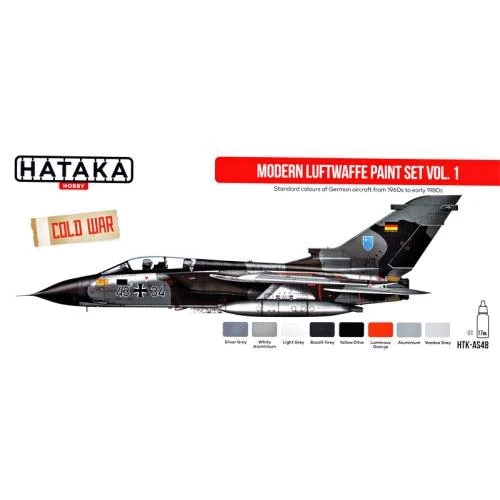 Набор красок Hataka Hobby Современные Люфтваффе, ч. 1, 8шт.