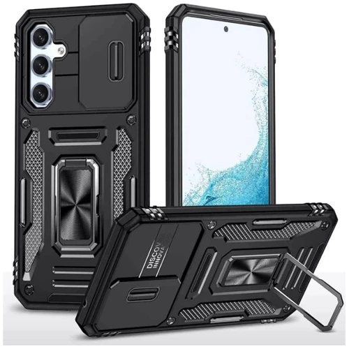 Чехол для телефонов Mobile Case Camshield Army Ring Black for Samsung S921 Galaxy S24 / S931 Galaxy S25