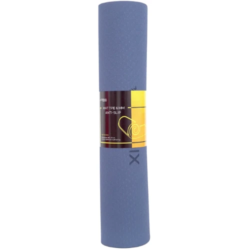 Коврик для фитнеса Cornix TPE 183 x 61 x 0.6 cм для йоги и фитнеса XR-0003 Blue/Sky Blue