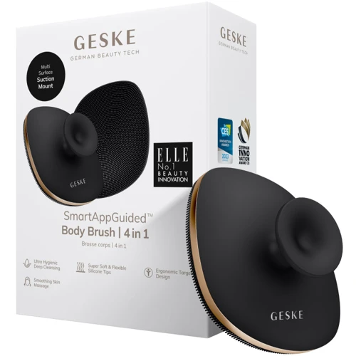 Щетка для тела GESKE Body Brush metal 4в1 gray (HB0342)