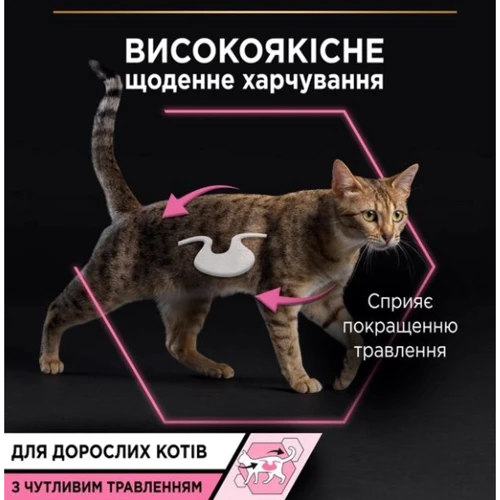 Влажный корм ProPlan Delicate для кошек с чувствительным пищеварением с индейкой и с океанической рыбой 10x85 г (8445290855817): Вес упаковки 850 г