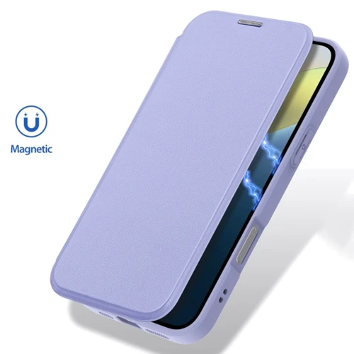Чехол для iPhone Dux Ducis Skin X Pro with MagSafe Purple for iPhone 16: Цвет фиолетовый