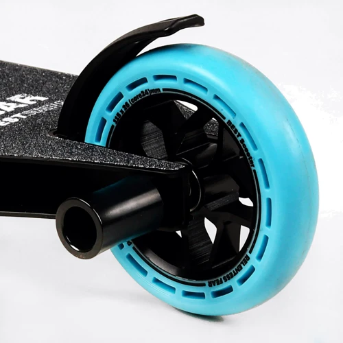Самокат трюковий Best Scooter Fear Чорно-синій (112900): Матеріал коліс поліуретан