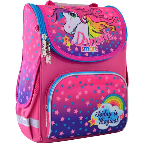 Рюкзак школьный Smart каркасный Smart PG-11 Unicorn