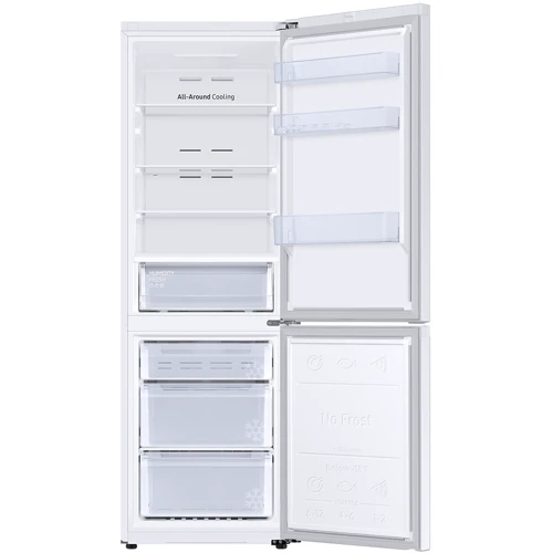 Холодильник Samsung RB34T600FWW: Общий объем, л 340