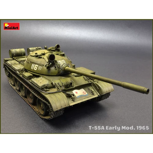 Збірна модель MiniArt Радянський середній танк Т-55А зразка 1965 р ранній (MA37057) фото 5