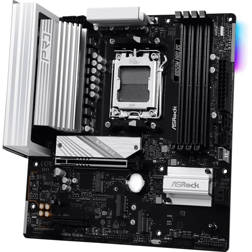 ASRock B850M PRO RS UA: Разъемы на плате USB Type-C, SATA 3.0, USB 2.0, USB 3.2 Gen 1