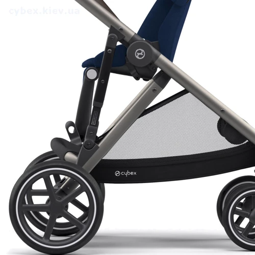 Коляска Cybex Gazelle S Taupe Soho Grey: Ширина шасси 65 см