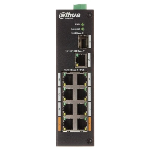 Мережевий комутатор Dahua PFS3110-8ET-96: Порти комбінований