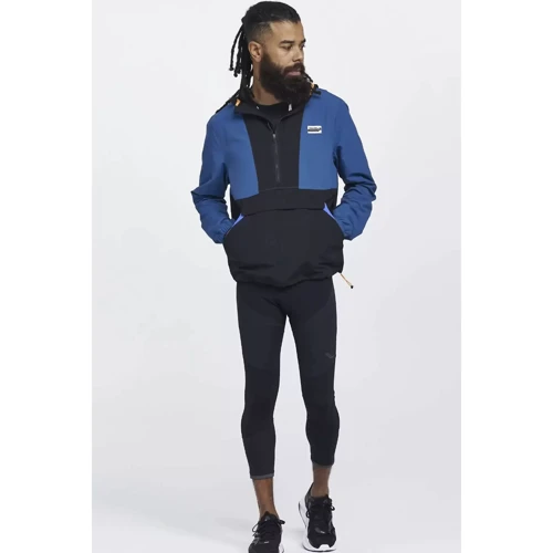 Анорак Saucony Track Anorak (800295-NS) 46 (S) синій демісезон з капюшоном: Вид Ветровки