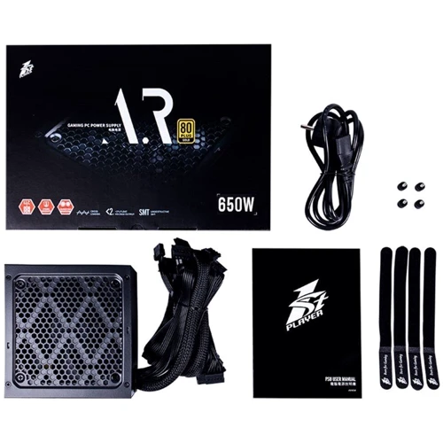 Блок живлення 1STPLAYER PS-650AR: Форм-фактор ATX, EPS