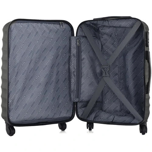 Чемодан Semi Line 24" (M) Black черный (T5634-2): Пол Унисекс
