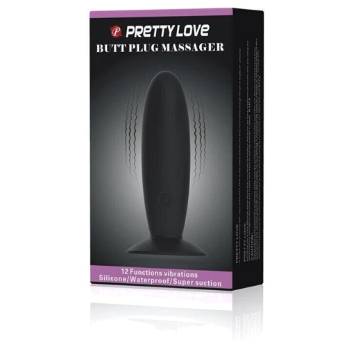 Анальный стимулятор Butt Plug Massager с вибрацией, BI-040045