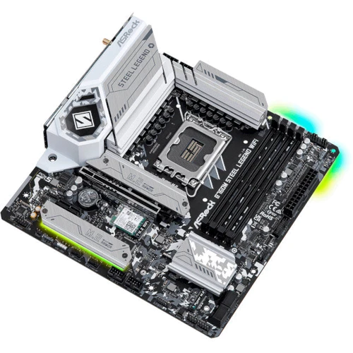 ASRock B760M STEEL LEGEND WIFI: Оперативная память 4xDDR4 5333+ МГц, до 128 ГБ