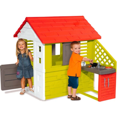 Игровой домик Smoby Toys Солнечный с летней кухней Разноцветный (OL29498) фото 5