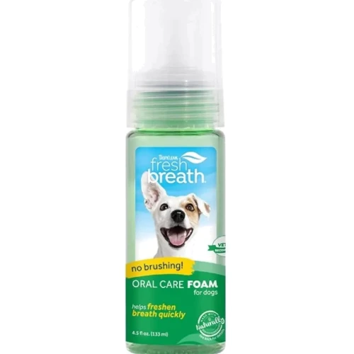 М'яна пінка Tropiclean Instant Fresh Foam для підтримки здоров'я ясен та зубів для котів та собак 133 мл (001022)