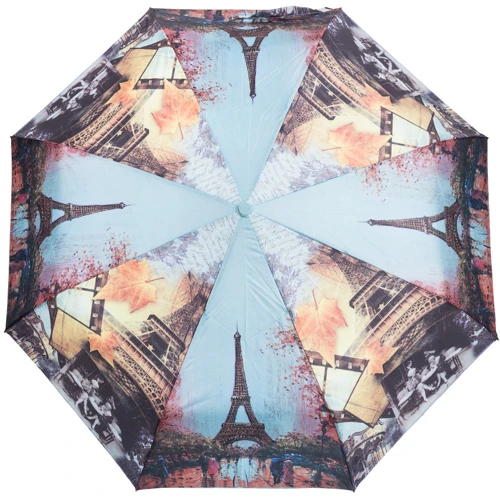 Женский зонт автомат Magic Rain блакитний (ZMR7251-09)