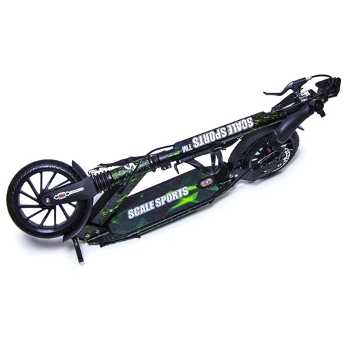 Самокат двухколесный Scale Sports SS-30 Черно-Зелёный (853715831): Максимальная допустимая нагрузка, кг 100