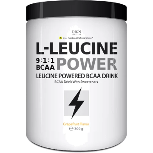 Аминокислота для спорта Dion Sportlab L-LEUCINE 9:1:1 BCAA, Grapefruit 300g