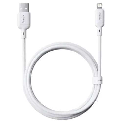 Кабель Baseus USB Cable to Lightning Silky Series 2.4A 2m White (P10377702213-01) фото 4