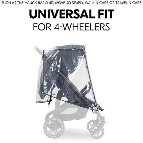 Дощовик Hauck Pushchair Raincover 4W (55077-9) фото 4