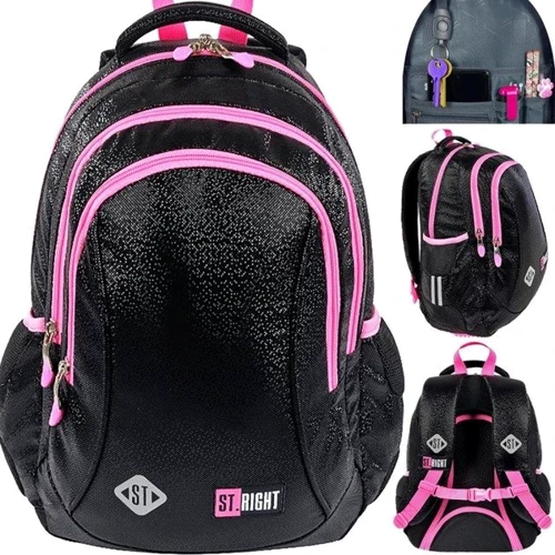 Рюкзак St.Right BP26 Black Glitter (665356)
