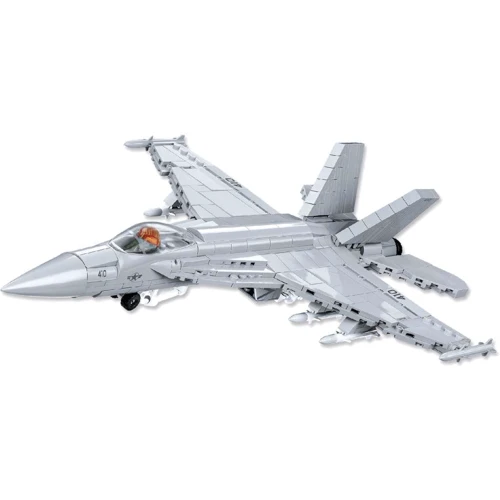 Конструктор COBI Топ Ган 2 Истребитель-бомбардировщик F/A-18E/F Супер Хорнет, 555 деталей (COBI-5804): Рекомендуемый возраст от 10 лет