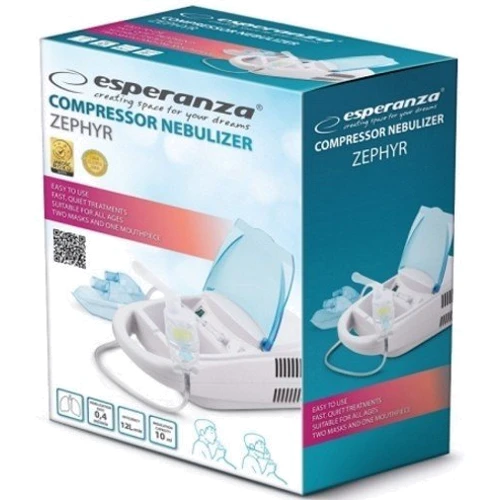 Інгалятор Esperanza ECN002 Zephyr: Тип компресорний інгалятор