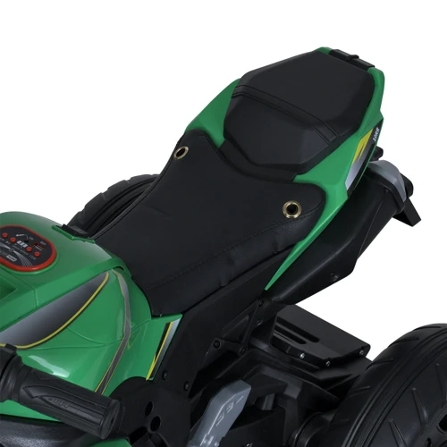 Дитячий триколісний електромотоцикл Bambi 70W зелений (M 5806EL-5)